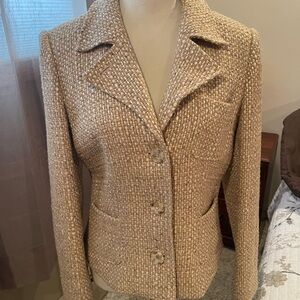 Talbots wool blend blazer